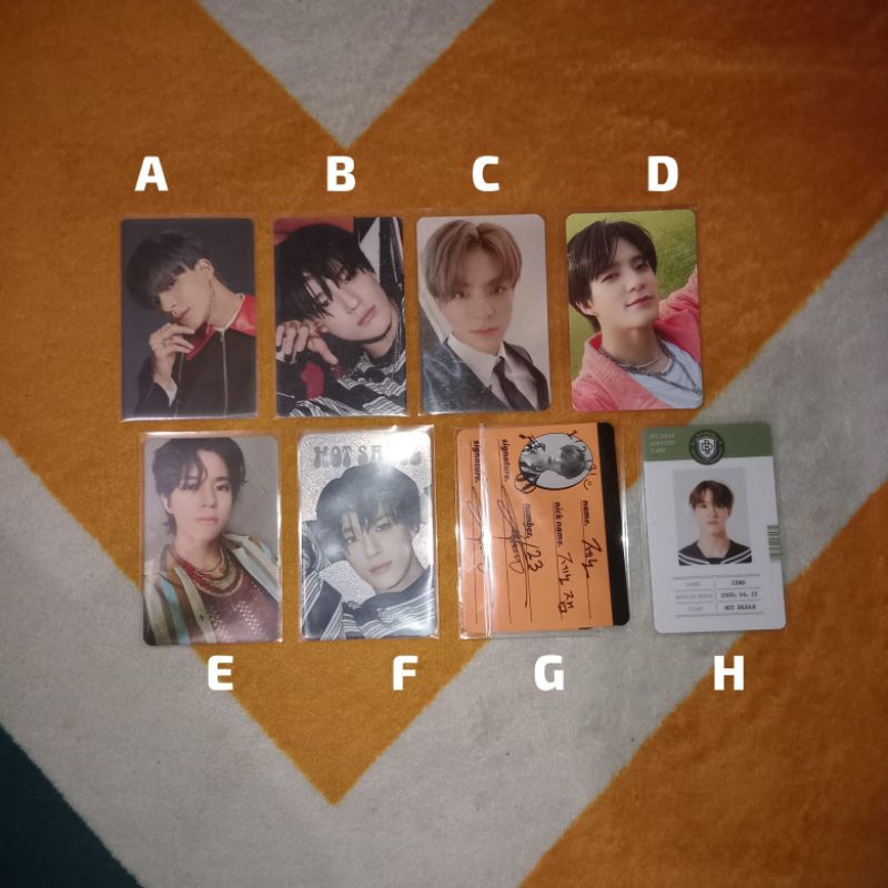 [NCT DREAM] PHOTOCARD AAB JENO RELOAD CREW CARD HOT SAUCE EPOXY STICKER OFFICIAL