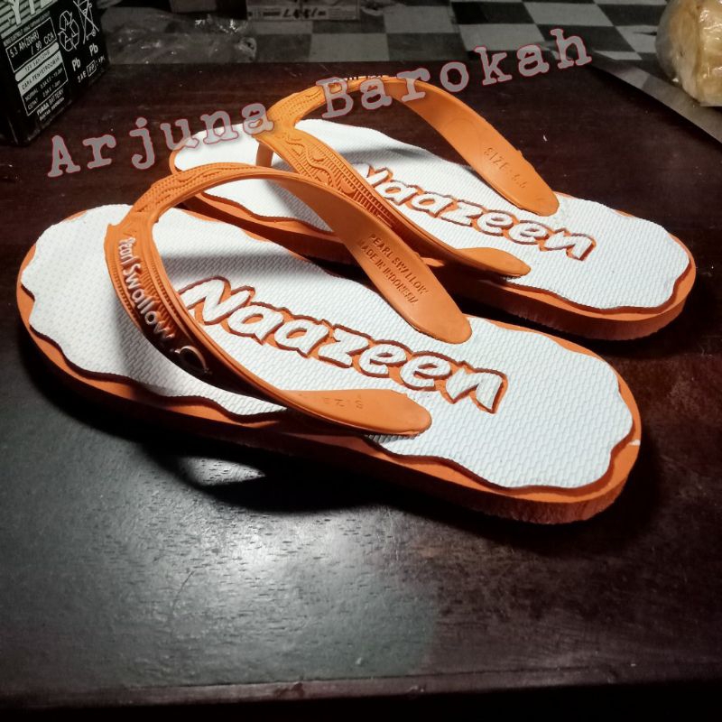 Sandal jepit ukir sandal swallow bisa request tulisan nama