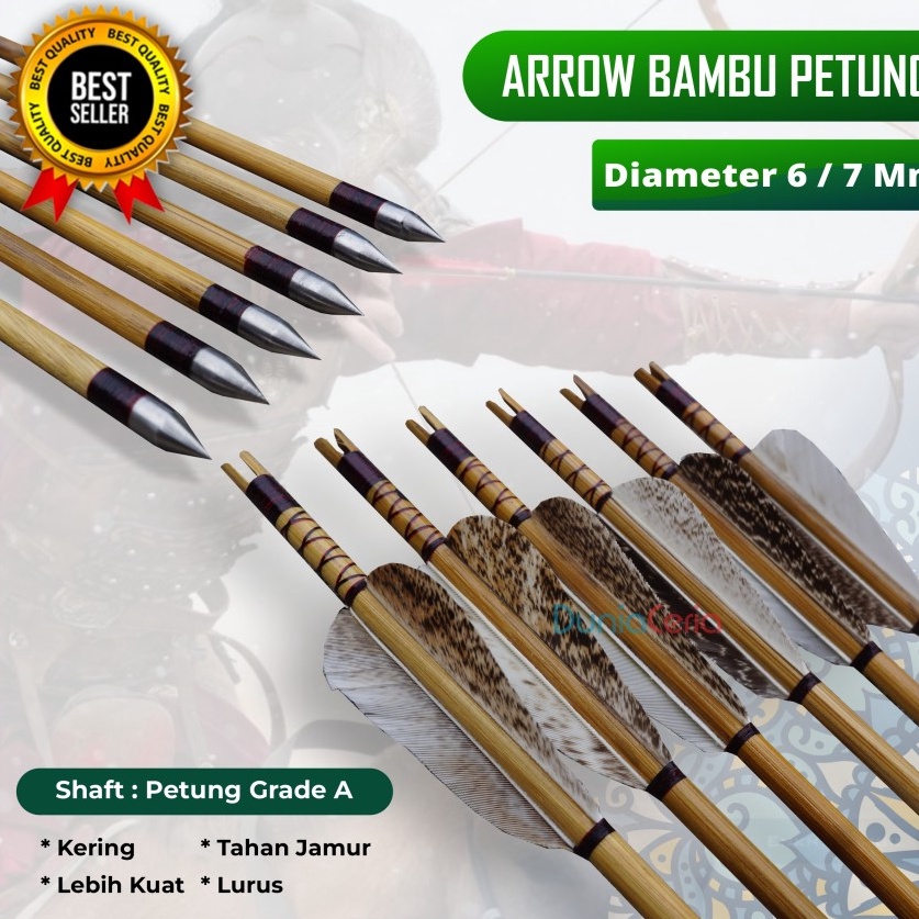 Murah Viral  Arrow Bambu Petung 6mm 7mm Grade A