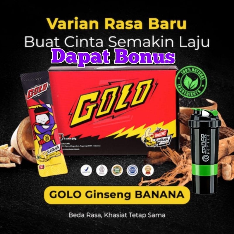 GOLO GINSENG SUPLEMEN MISTER GOLO GINSENG