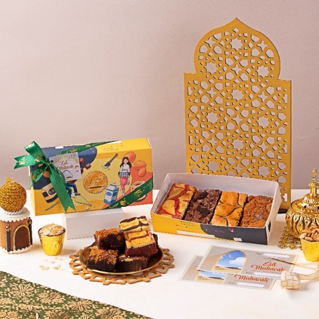 

NEW PRODUCT Brownies Mix Premium Dark Chocolate Chan Patisserie Hampers Kue LebaranEid MubarakIdul Fitri Size 2x1cm