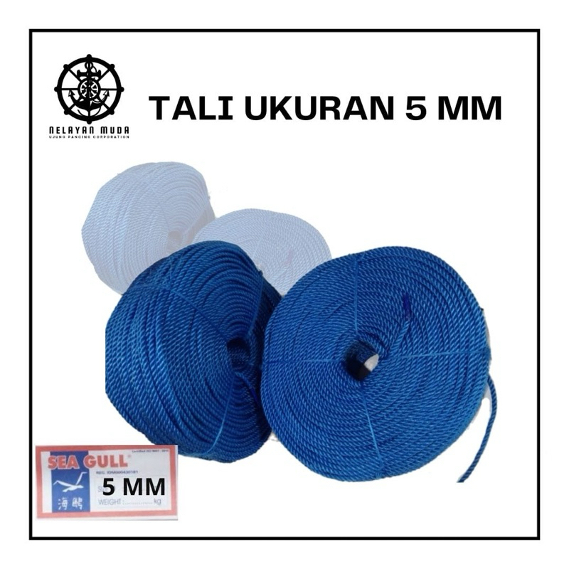 

Tali Ukuran 5 Mm Serbaguna Seagulls