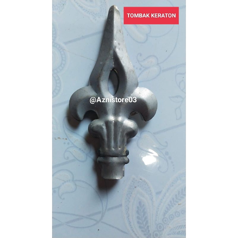 Tombak pengaman pagar,Tombak aksesoris pagar||Tombak Ornamen pagar besi