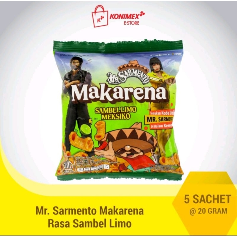 

MAKRONI MAKARENA 20GR ISI 5 SACHET