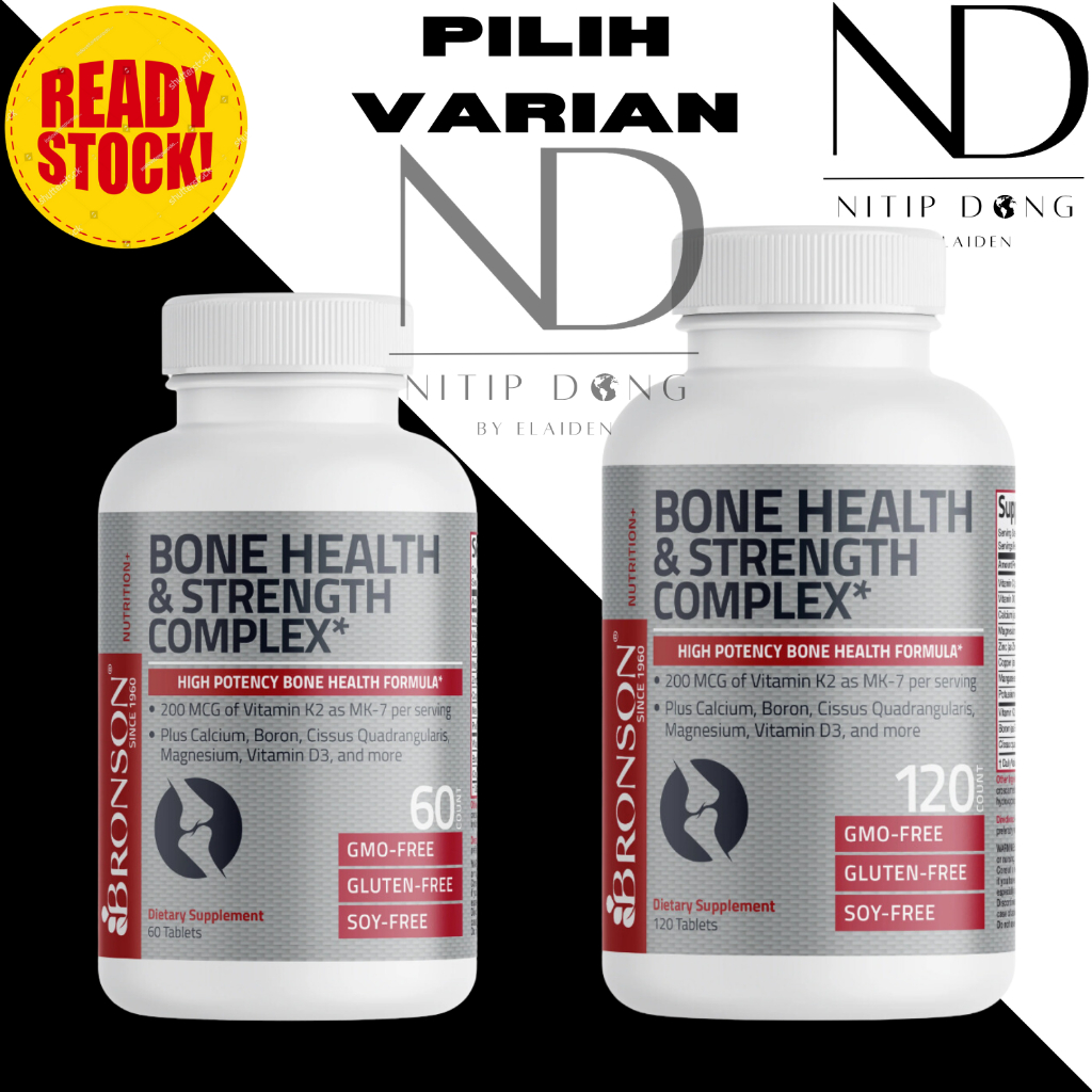 Calcium Bronson Bone Health & Strength Complex Formula