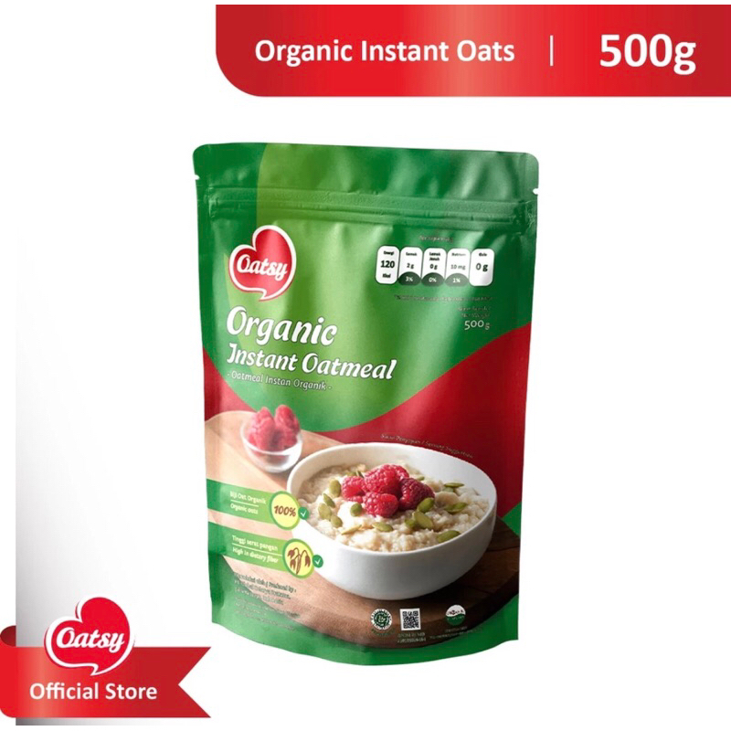 

OATSY Organic Instant Oatmeal 500gr
