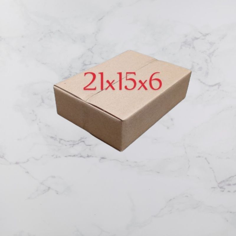 

KARDUS PACKING UKURAN 21X15X6 CM