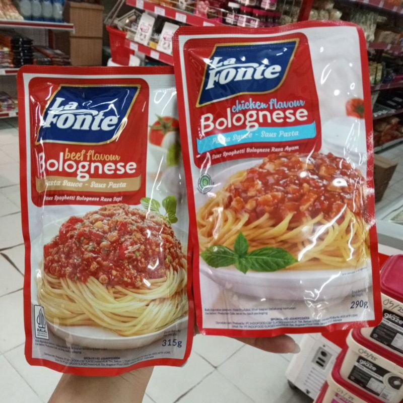 

La fonte bolognes pasta sauce