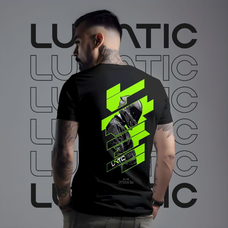 kaos racing pria casual catton combed tshirt premium