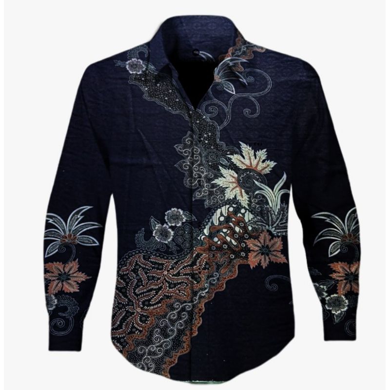 Batik Kemeja Pria Premium (Bahan Dobby)