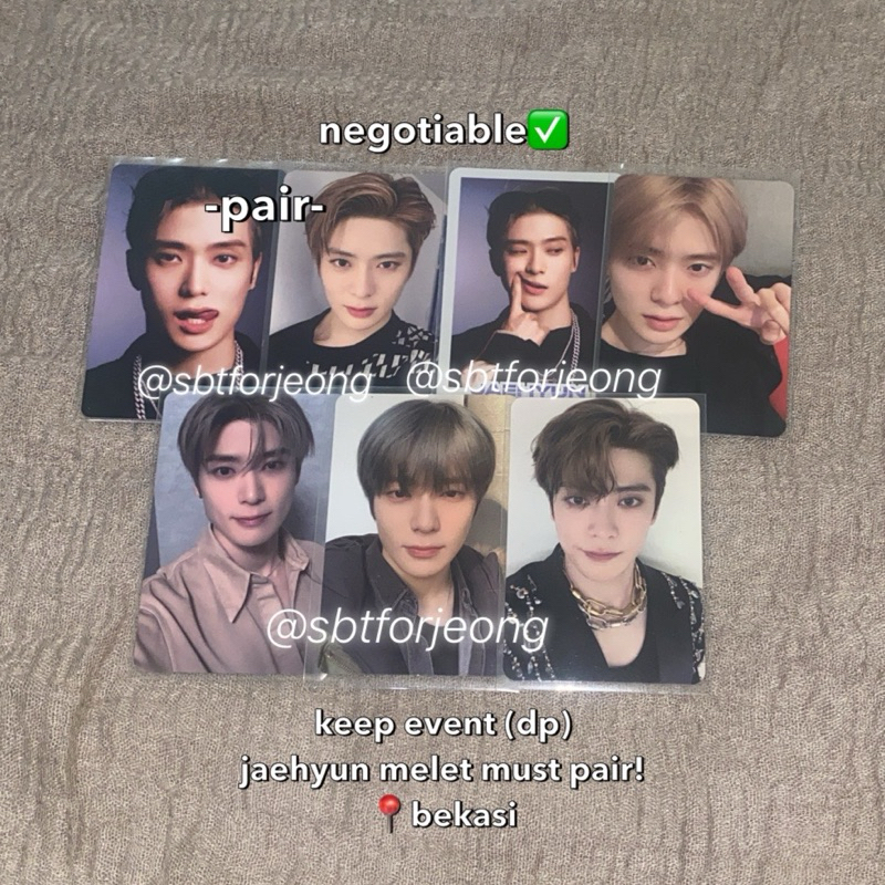 PC PHOTOCARD JAEHYUN NCT DOJAEJUNG DJJ INA