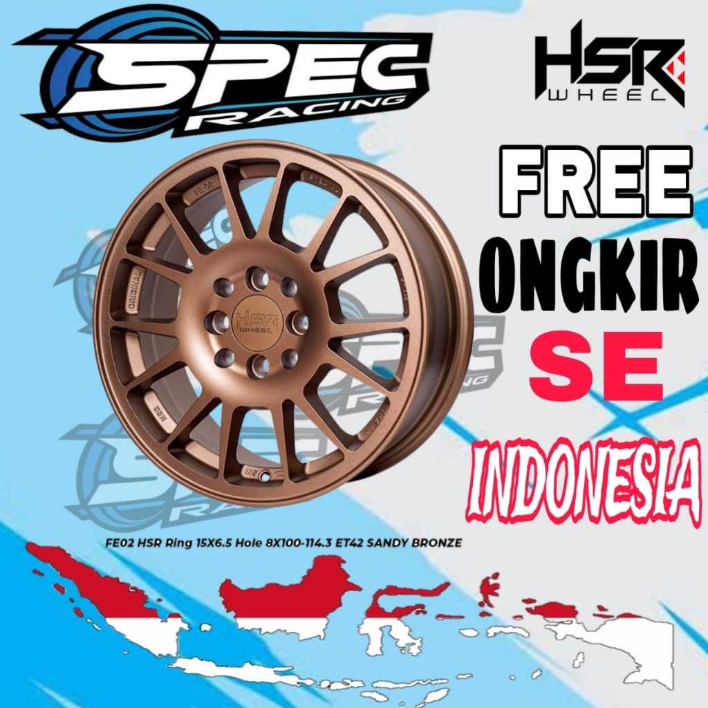 Velg Mobil Racing Ring 15 Untuk Calya Ayla Sigra Agya Avanza Yaris Xenia Veloz Livina Kijang LGX Cie