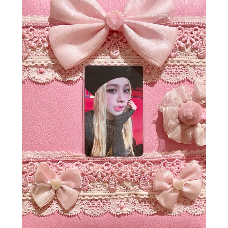 aespa karina withmuu beret spicy photocard