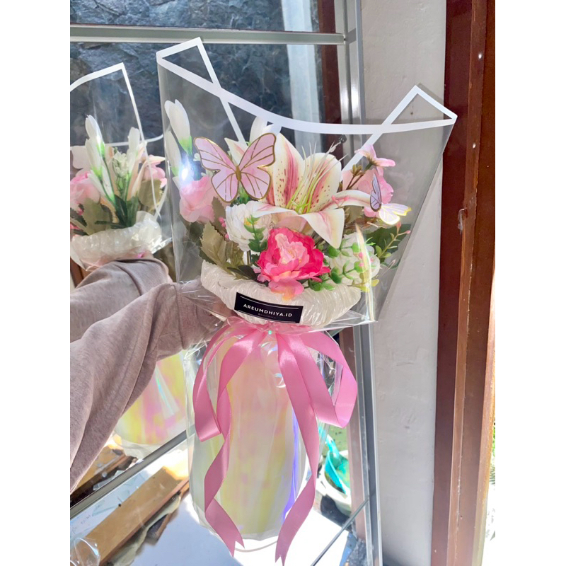 Buket Bunga Korea style | buket bunga artificial | buket wisuda