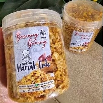 

Mamah Dede bawanggoreng premium asli Sumenep kemasan toples 600ml