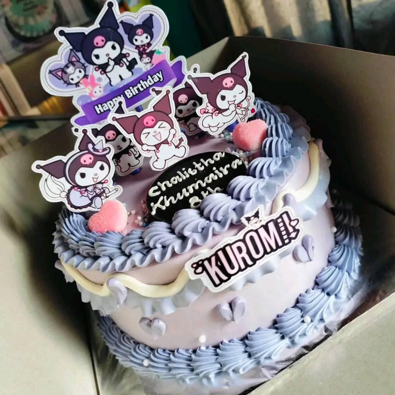 

KUE ULANG TAHUN ANAK KARAKTER TEMA KUROMI BEBAS RIQUEST GAMBAR DAN FREE DISEGN TOPPER FREE LILIN DAN PISAU CAKE