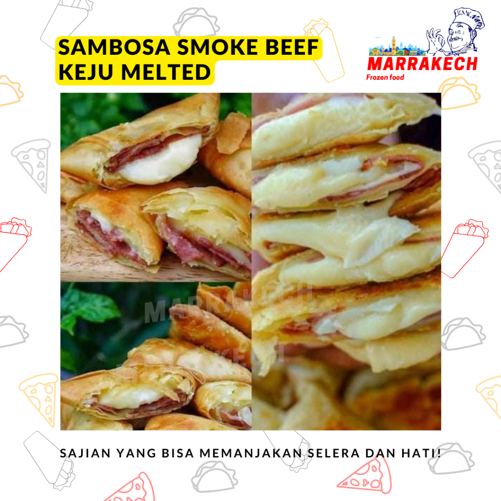 

Sambosa Smoke Beef Keju Melted frozen Premium quality