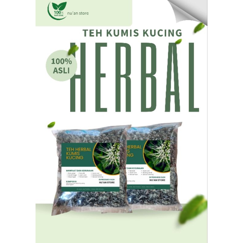 

TEH HERBAL KUMIS KUCING UNTUK BATU GINJAL KEMASAN 100grm