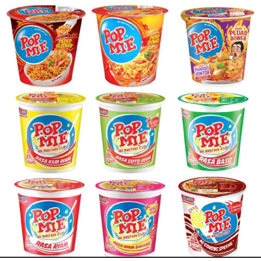 

Pop Mie Cup Instant All Variant