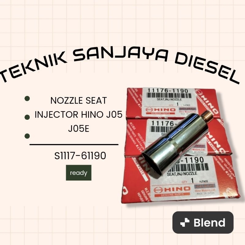 NOZZLE SEAT INJECTOR 11176-1190A/ S1117-61190 HINO J05 J05E