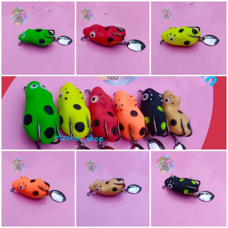 umpan casting kodok karet sikojo lure