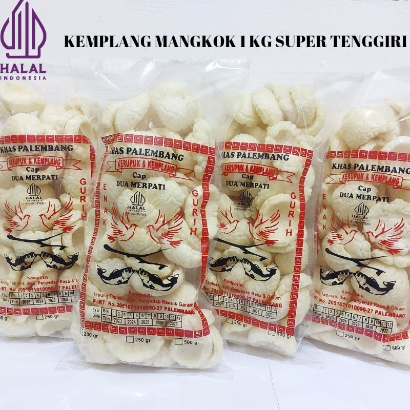 

KEMPLANG MANGKOK SUPER TENGGIRI 1 KG KHAS PALEMBANG CAP 2 MERPATI