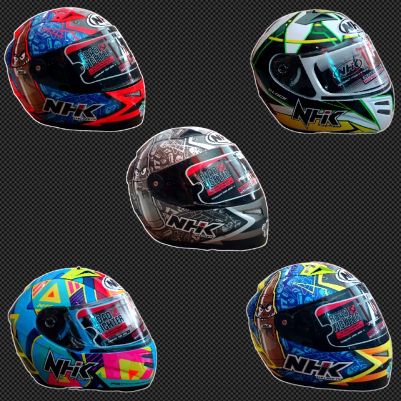 Helm NHK GP TERMINATOR TT KAREL Full Face SNI Original