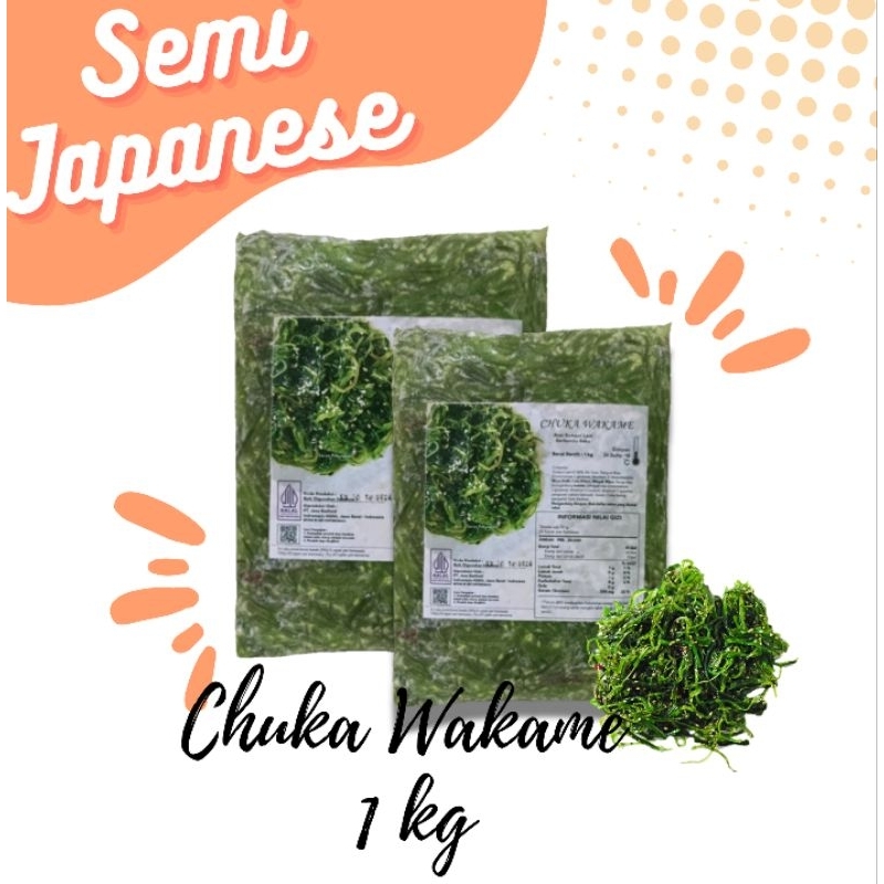 

Chuka Wakame 1 kg | Rumput laut jepang 1 kg salad chuka wakame