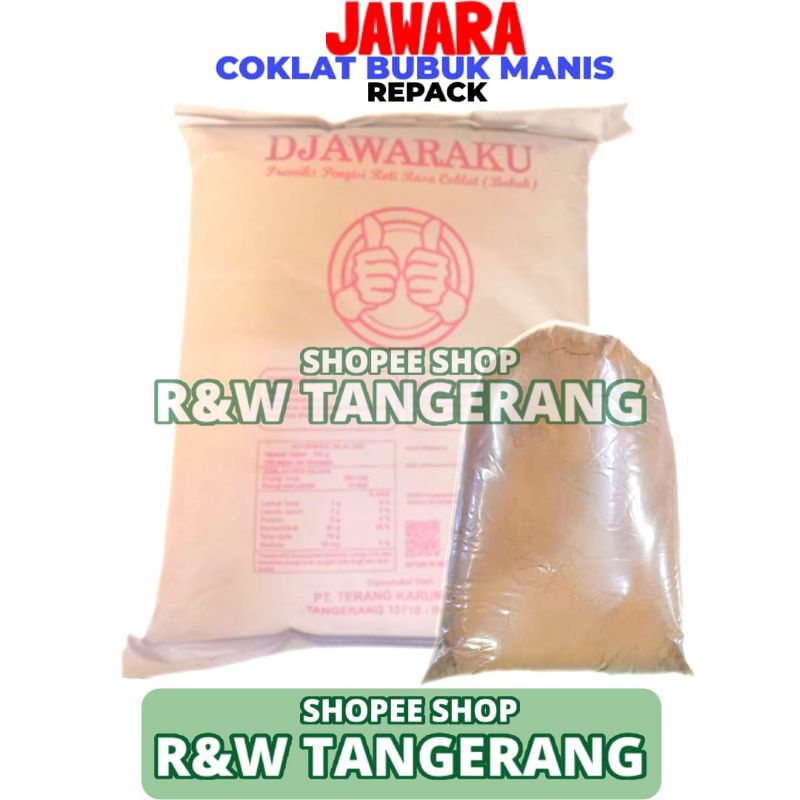 

Djawaraku Coklat Bubuk Manis Filling 1Kg Repacked