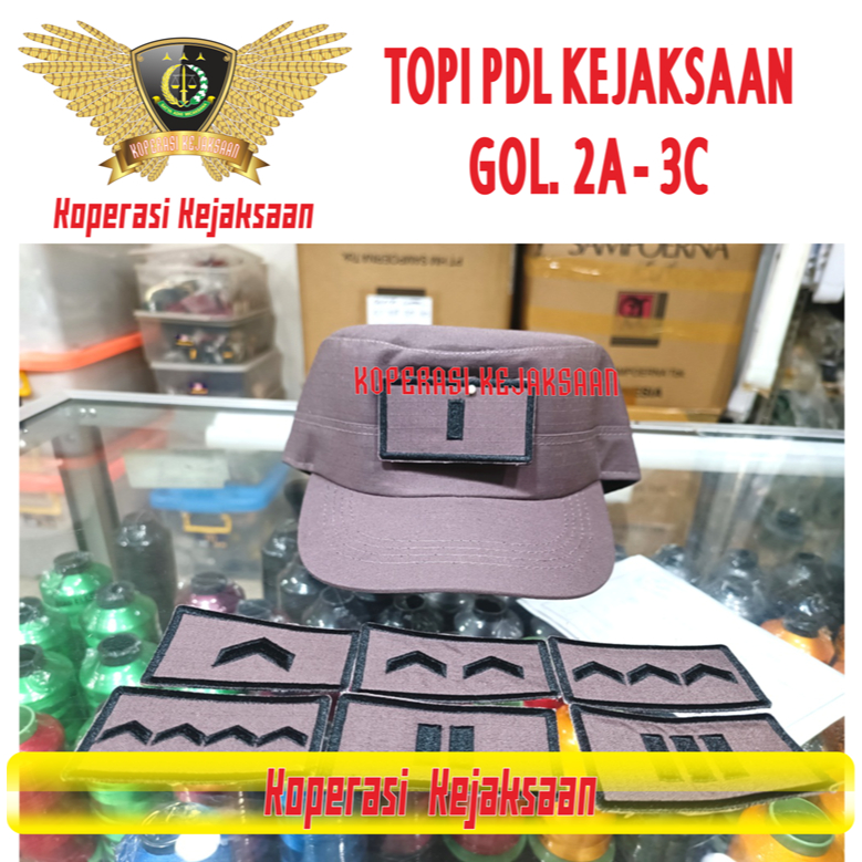TOPI PDL KEJAKSAAN COKELAT TERBARU TOPI LAPANGAN