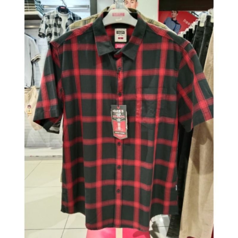 Kemeja The Gab's by Gabrielle jeans original mens AABC424M0224L kemeja pendek pria kemeja pria atasa