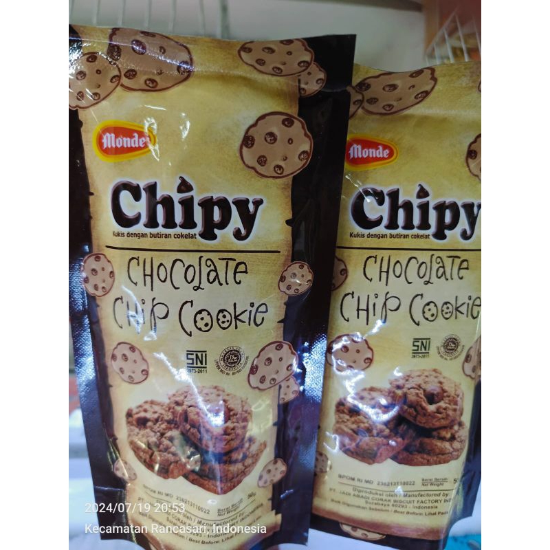 

Monde Chipy Chocolate Chip cookie 50gr