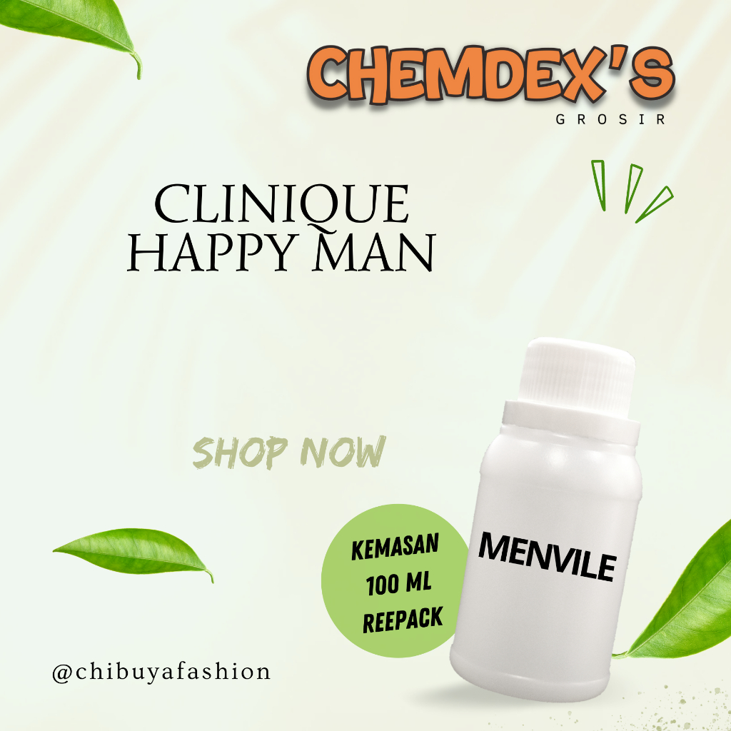 Bibit Parfum Murni CLINIQUE  HAPPY MAN // MANVILE // 100ML || Bibit parfum || clinique || happy man