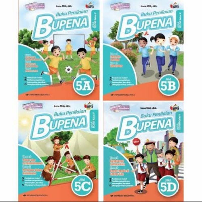 BUKU PENILAIAN BUPENA UNTUK KELAS 5 SD/MI (BUKU BEKAS)
