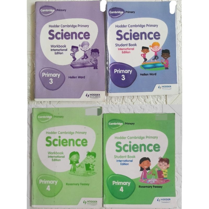 

Hodder Cambridge Primary Science 3 4 Workbook Student Book International Edition