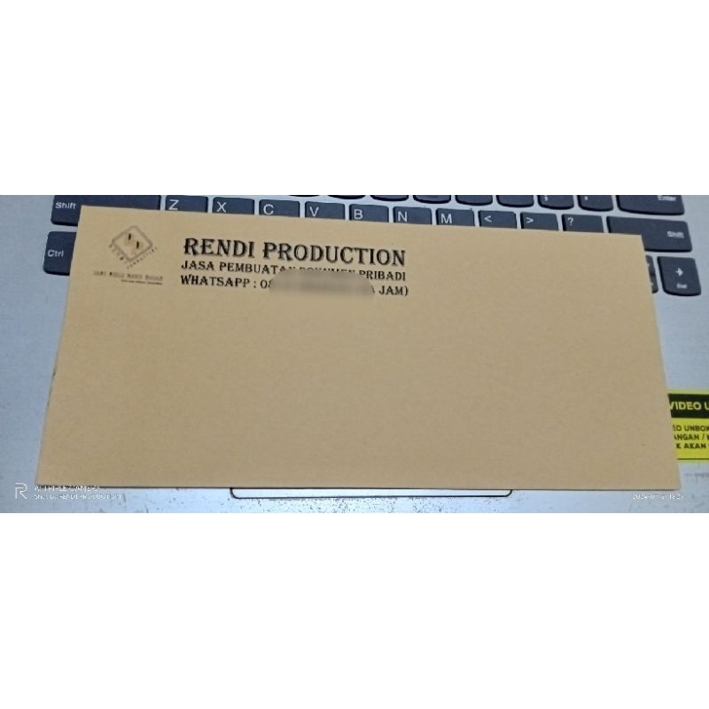 

Amplop cokelat Kabinet Design Print B&W / Warna Custom Tanpa Minimal Order