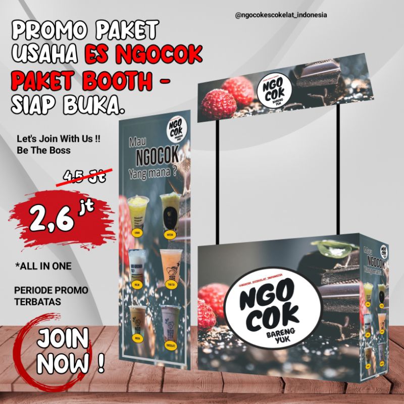 

PAKET USAHA MINUMAN FRANCHISE MINUMAN ES KOCOK