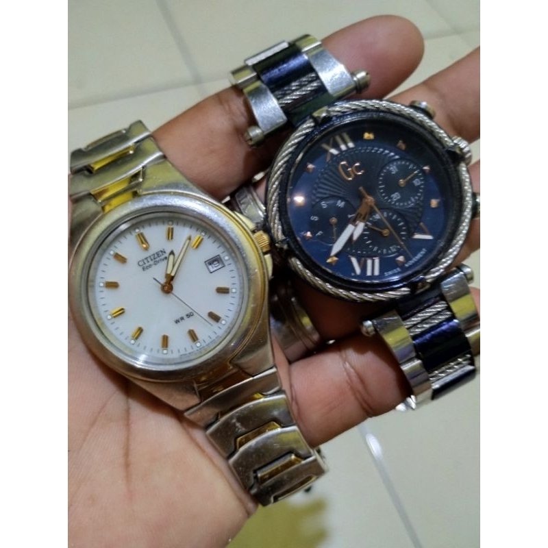 2pcs JAM TANGAN SECOND citizen