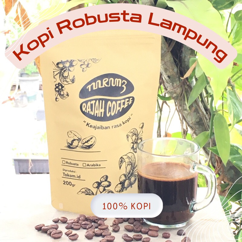 

kopi robusta lampung kopi bubuk 100gr | Kopi Rajah