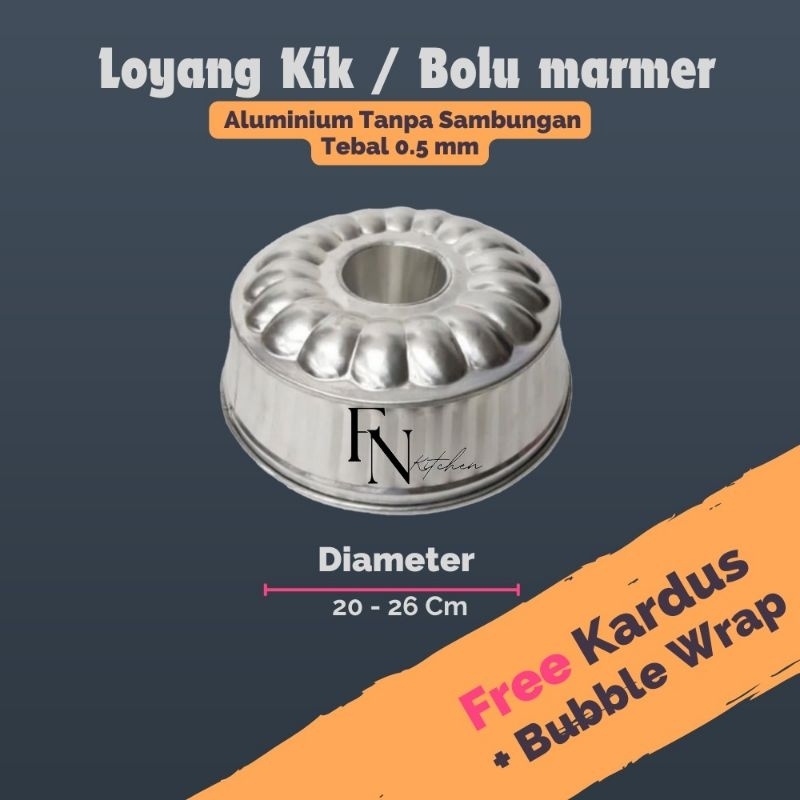 LOYANG KHIK | LOYANG BOLU SALUR | LOYANG MARMER CAKE | LOYANG BOLU BUNGA