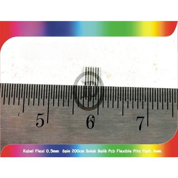 

Kabel Flexi 0,5Mm 6Pin 200Cm Bolak Balik Pcb Flexible Pita Pipih Awm Dnpgood11 Berkualitas