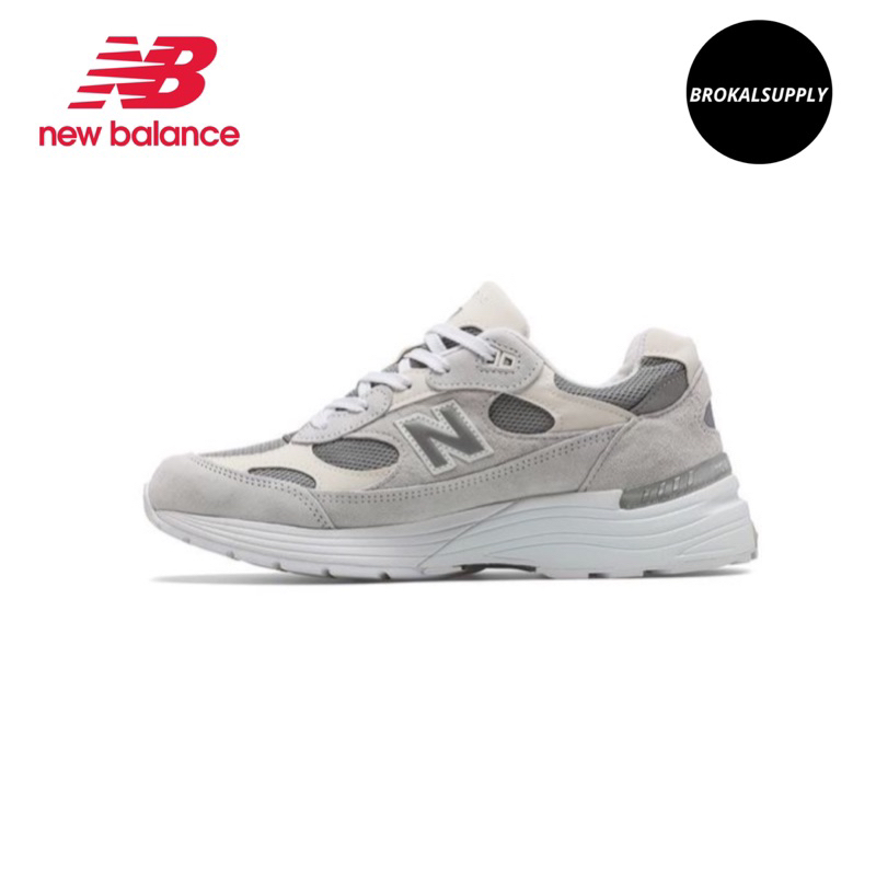 (BRKL) Sepatu Pria NB New Balance 992 Nimbus Cloud White “Made In USA”