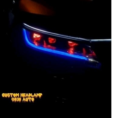 headlamp custom 3 mata all new rush terios