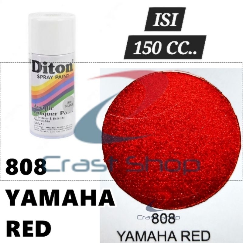 Cat Pilox Diton Yamaha Red 808 150cc Merah Candytone Yamaha Solid Ekonomis Hemat Murah Helm Sepeda M