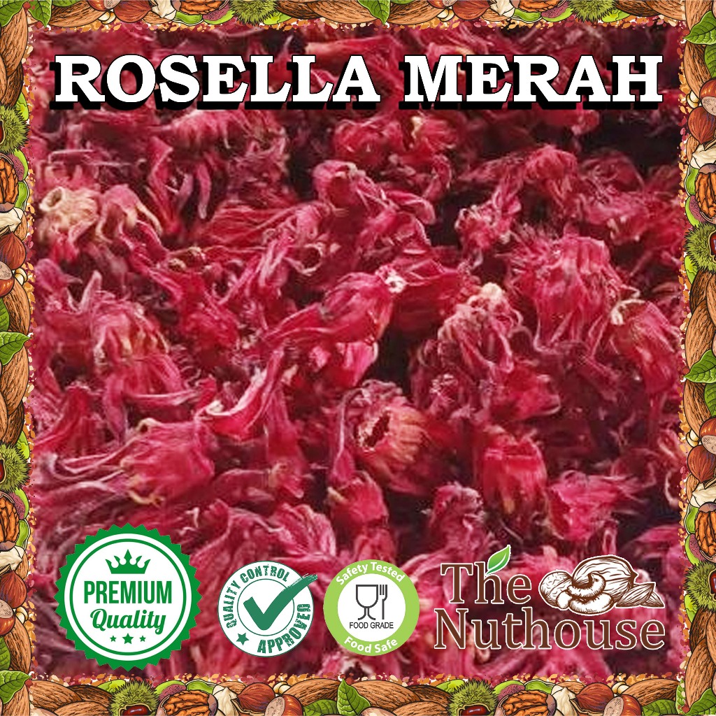 

Dried Red Rosella Flowers / Bunga Rosella Merah Kering [Premium Tea] 1kg / 500gr / 250gr / 100gr