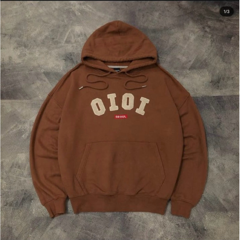 HOODIE OIOI BROWN