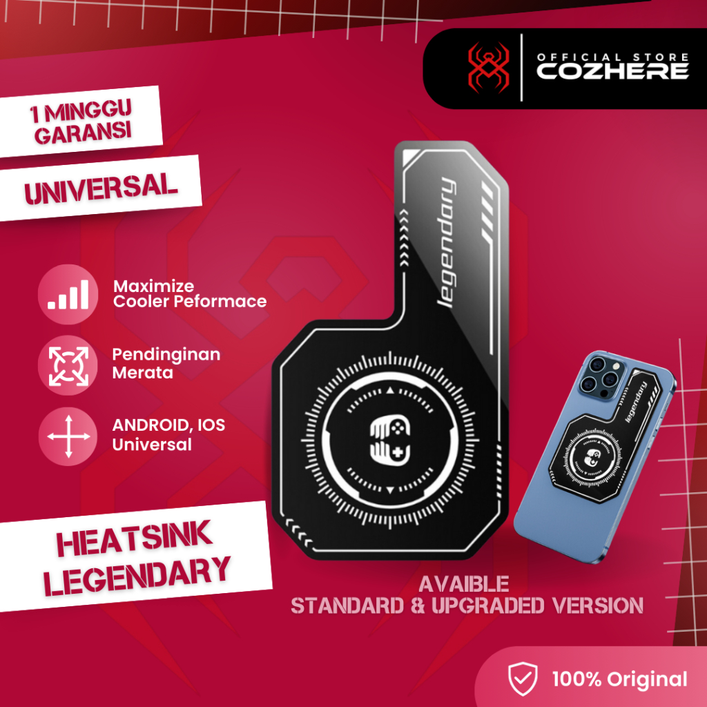 Heatsink Hp Legendary Heatsink Aluminium Pad Pendingin HP