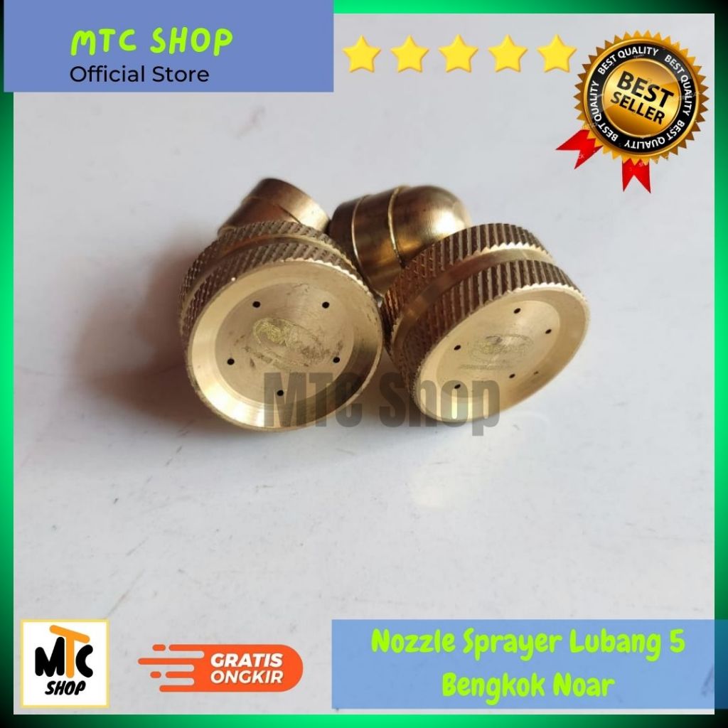 Nozzle Sprayer Lubang 5 Bengkok Noar | Nozzle Spuyer 5 Lubang Kabut | Sprayer Spuyer Lubang 5 Import