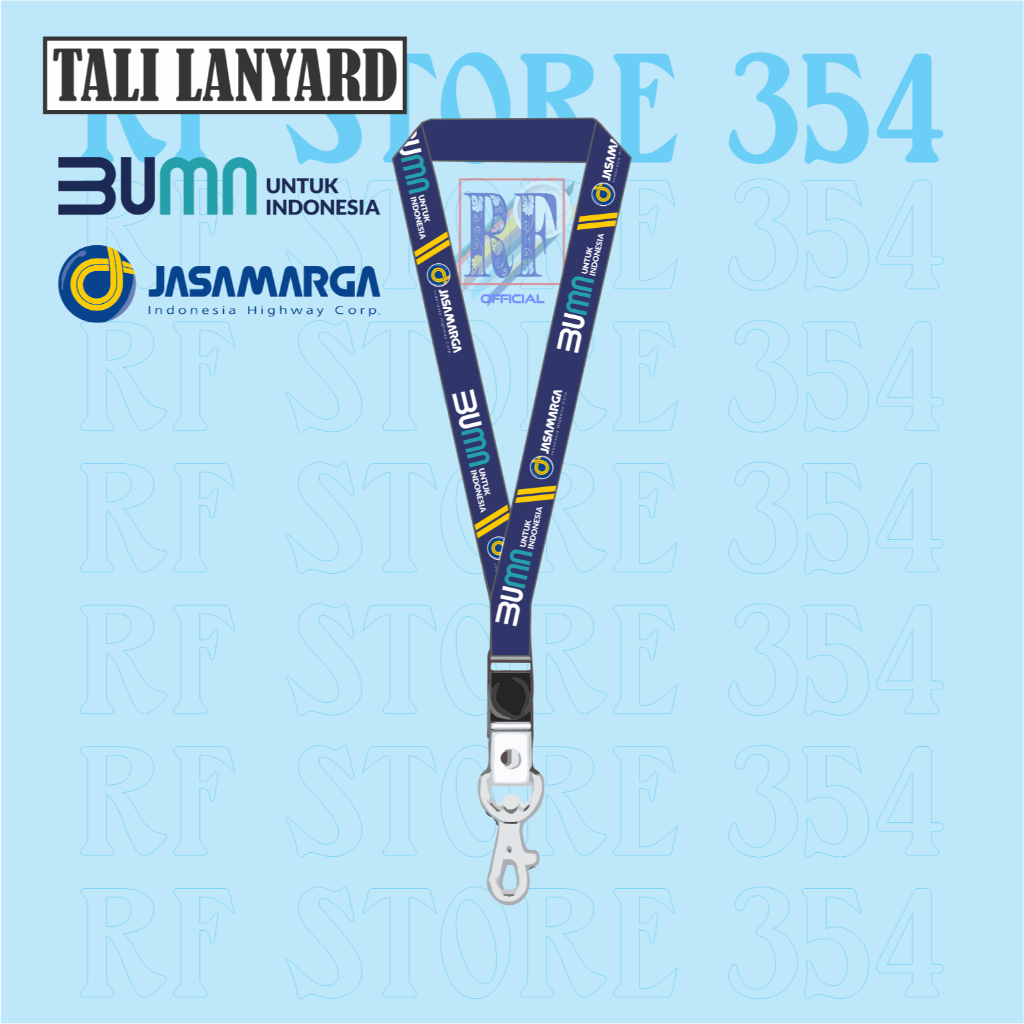 

LANYARD BUMN JASAMARGA - TALI ID CARD GANTUNGAN KUNCI GANTUNGAN FLASHDISK GANTUNGAN NAMETAG TALI LANYARD BEST SELLER COD