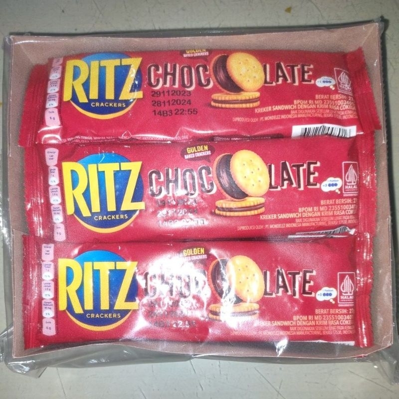 

RITZ CRACKER CHOCOLATE 12 x 27Gr